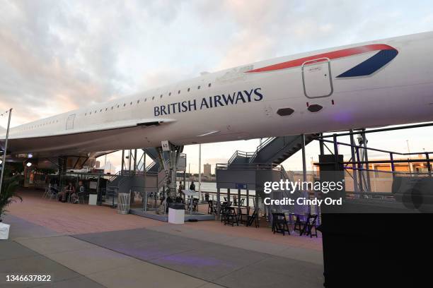 View of British Airways at the Blue Moon Burger Bash presented by Pat LaFrieda Meats hosted by Rachael Ray during the Food Network & Cooking Channel...