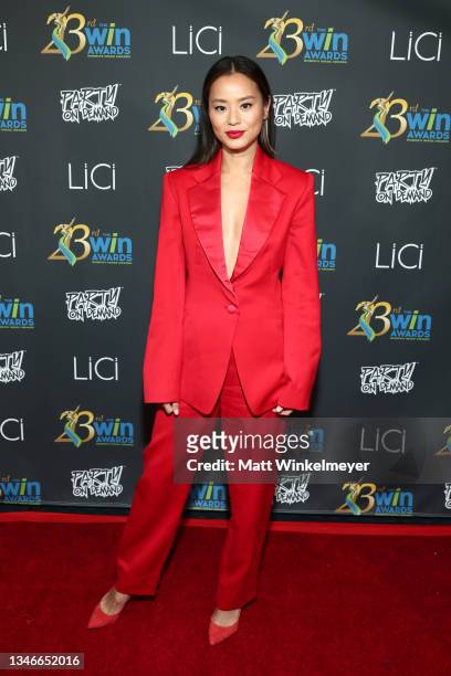 Jamie Chung attends the 23rd Women's Images Awards Presented By The Women's Image Network at Saban Theatre on October 14, 2021 in Beverly Hills,...