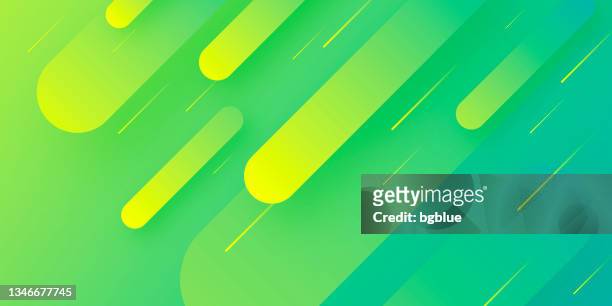 abstract design with geometric shapes - trendy green gradient - energy abstract green background stock illustrations