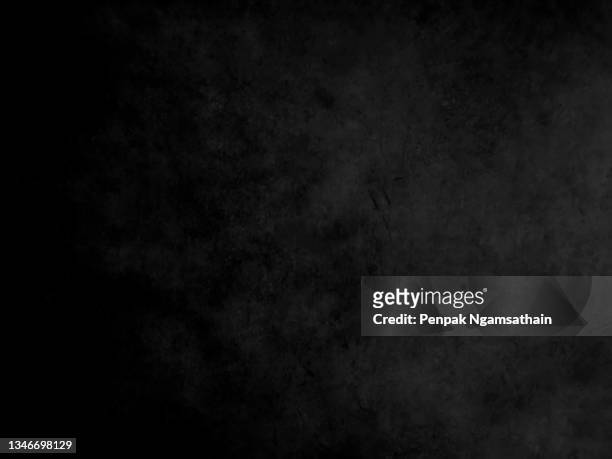paint black color​ on​ cement​ wall​ finish​ smooth polished surface​ texture​ concrete​ material​ abstract​ background, ​floor​ construction​ architecture, for​ paper​ greeting​ card​ - dark fotografías e imágenes de stock