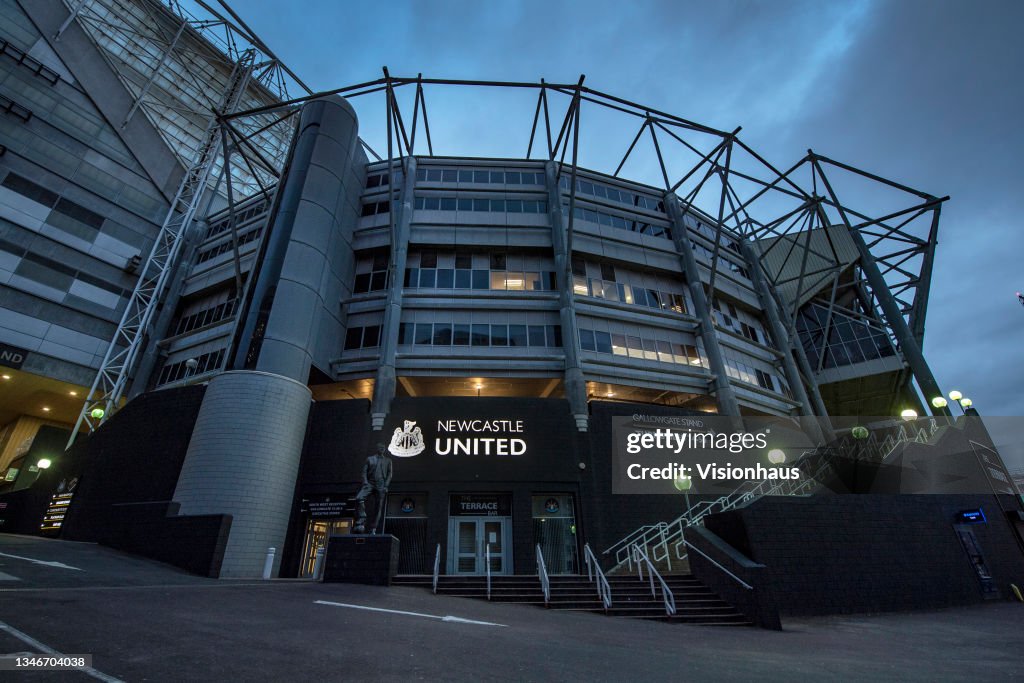 General View of St James' Park, home of Newcastle United FC