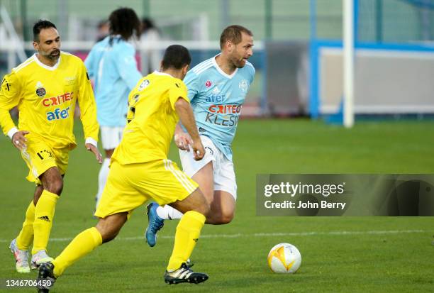 Mathieu Bodmer of VCF during the charity football match between Varietes Club de France and CHI PSG , to benefit 'Fondation des Hopitaux' presided by...