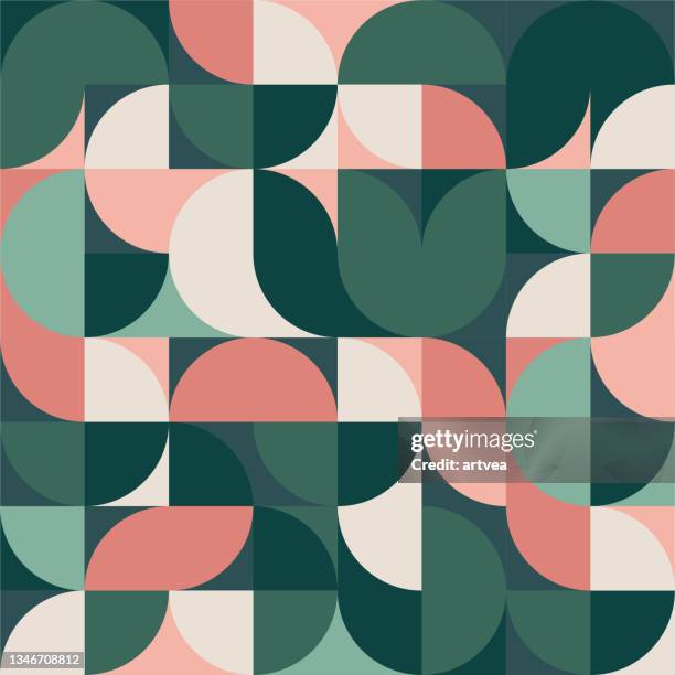 abstract geometric pattern art - painted wall texture stock illustrations