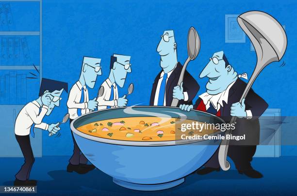 illustrazioni stock, clip art, cartoni animati e icone di tendenza di distribuzione ineguale del reddito - capitalismo