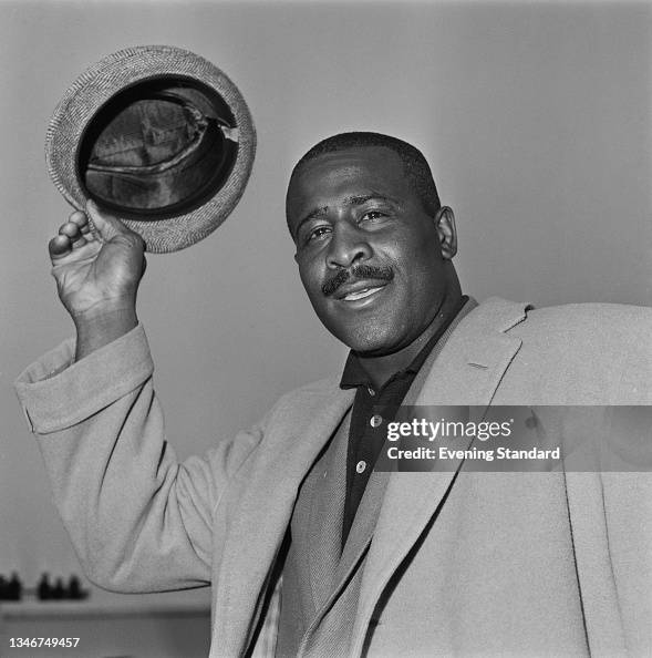 Roger Rischer American heavyweight boxer Roger Rischer arrives in London for his ...