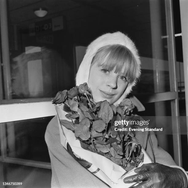 English singer and actress Marianne Faithfull, UK, 1st December 1964.