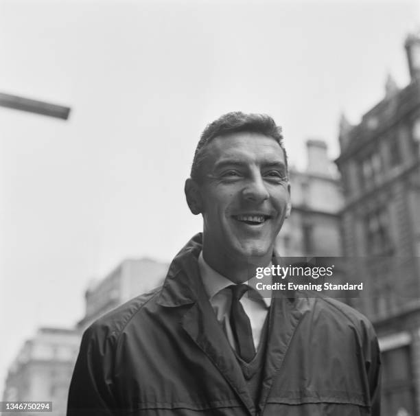 Slovak footballer Andrej Kvasnak of Sparta Prague ion Piccadilly whilst n London for a European Cup Winners Cup 2nd round 1st leg match against West...