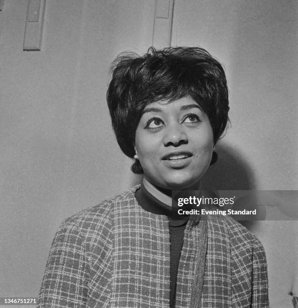 American coloratura soprano Reri Grist in London, UK, 19th December 1964. She is appearing as the mechanical doll Olympia in Offenbach's opera 'The...