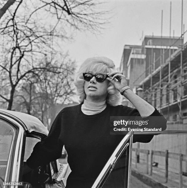 English actress Diana Dors , UK, 22nd January 1965.
