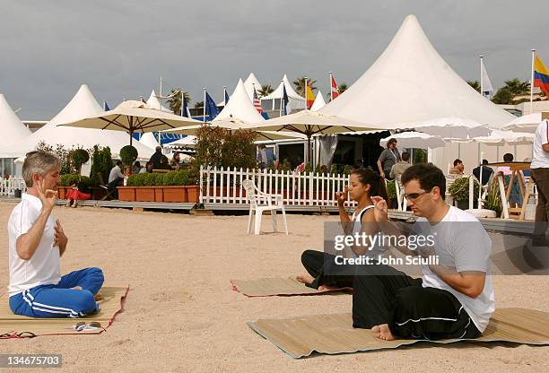 Atmosphere during 2005 Cannes Film Festival - American Pavilion - Day 5 at American Pavilion in Cannes, France.