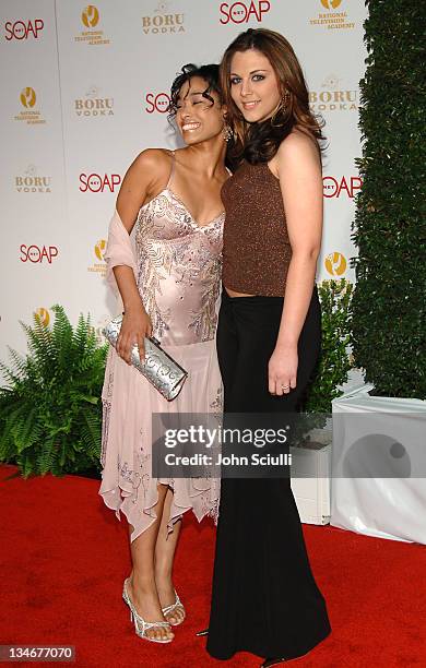 Davetta Sherwood and Adrianne Leon during SOAPnet & National TV Academy Annual Daytime Emmy Awards Nominee Party at The Hollywood Roosevelt Hotel in...