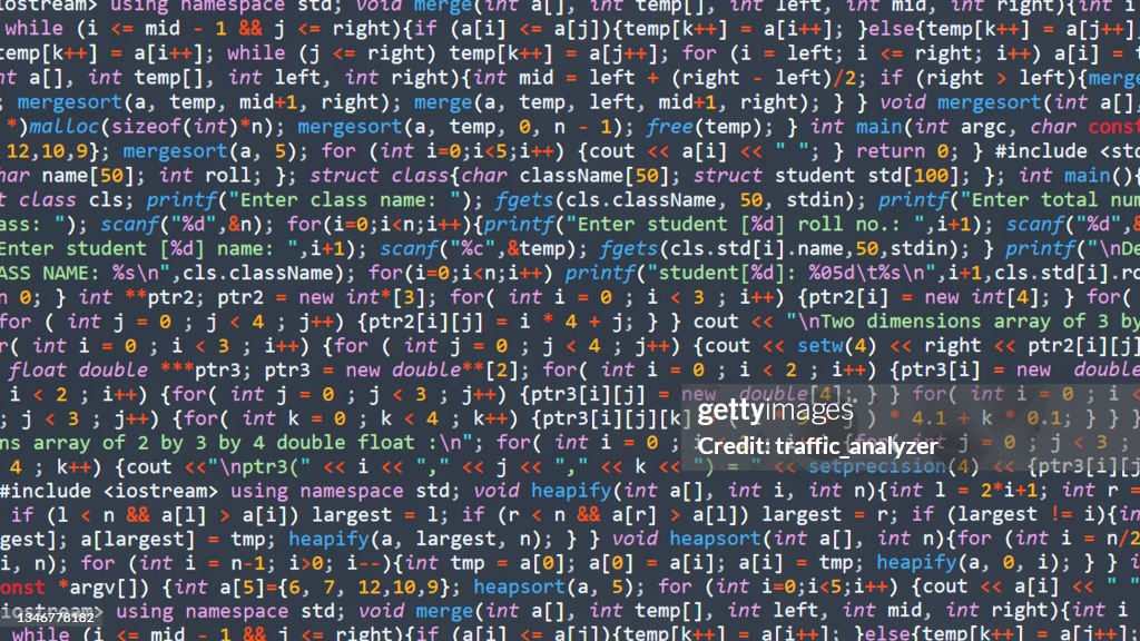 Program Code C High-Res Vector Graphic - Getty Images