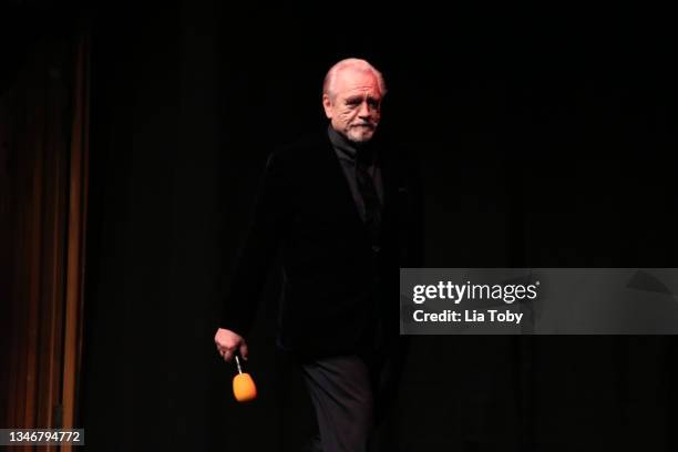 Brian Cox attends the "Succession" European Premiere during the 65th BFI London Film Festival at The Royal Festival Hall on October 15, 2021 in...