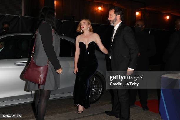 Sarah Snook attends the "Succession" European Premiere during the 65th BFI London Film Festival at The Royal Festival Hall on October 15, 2021 in...