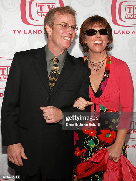 Mike Lookinland and guest during 5th Annual TV Land Awards - Arrivals at Barker Hanger in Santa Monica, CA, United States.