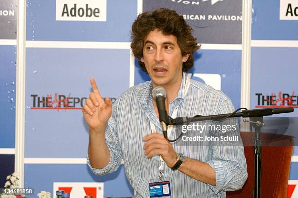 Alexander Payne during 2005 Cannes Film Festival - American Pavilion - Day 5 at American Pavilion in Cannes, France.