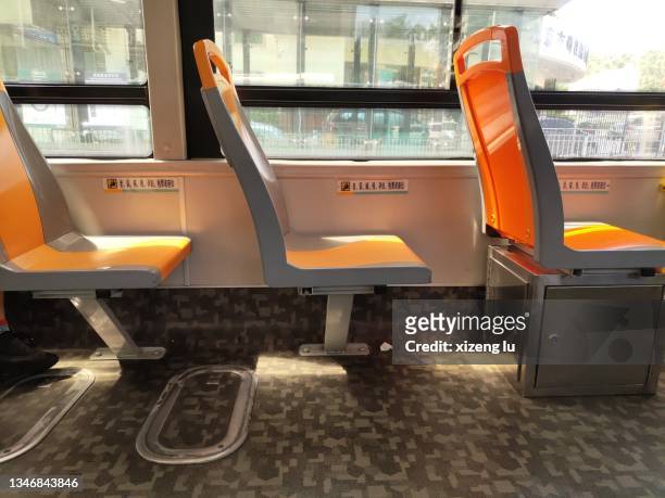 chairs on bus - vehicle interior bildbanksfoton och bilder