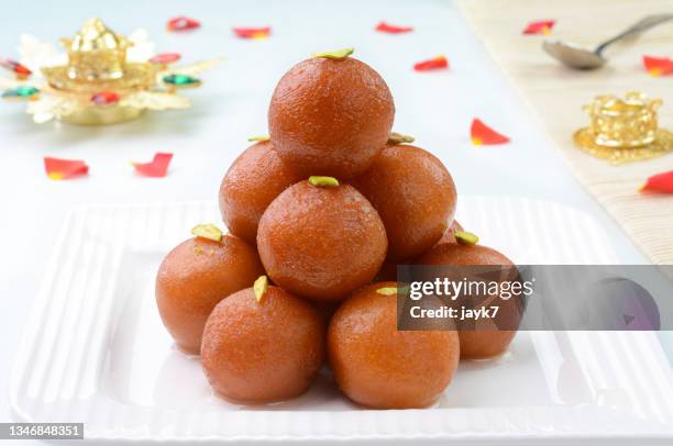 gulab jamun - gulab jamun stock pictures, royalty-free photos & images