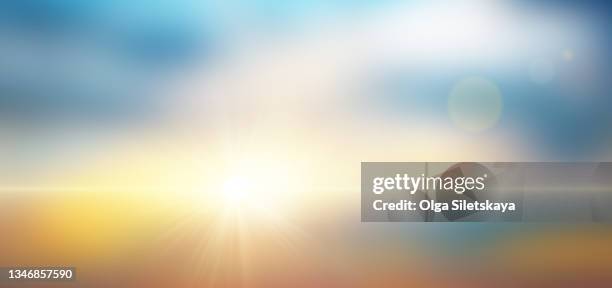 defocused sunrise or sunset - sun rise stock pictures, royalty-free photos & images