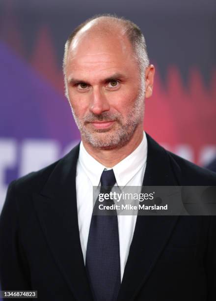 Jesse Armstrong attends the "Succession" European Premiere during the 65th BFI London Film Festival at The Royal Festival Hall on October 15, 2021 in...