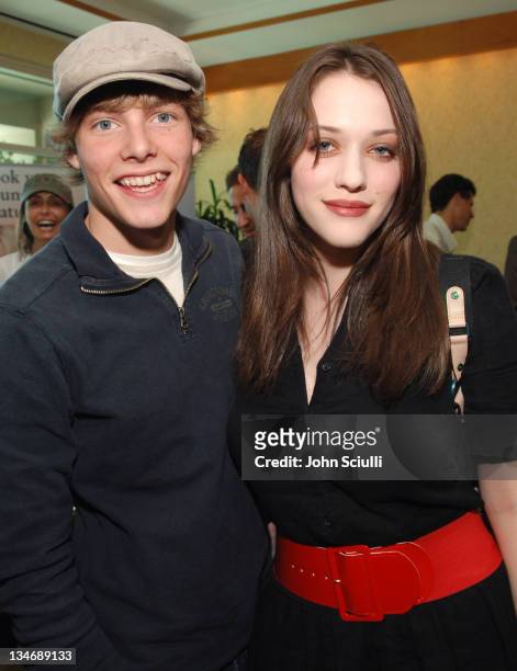 Hunter Parrish and Kat Dennings during Melanie Segal's Platinum Luxury Gifting Suite in Celebration of the 58th Annual Emmys and the 2006 MTV VMAs -...