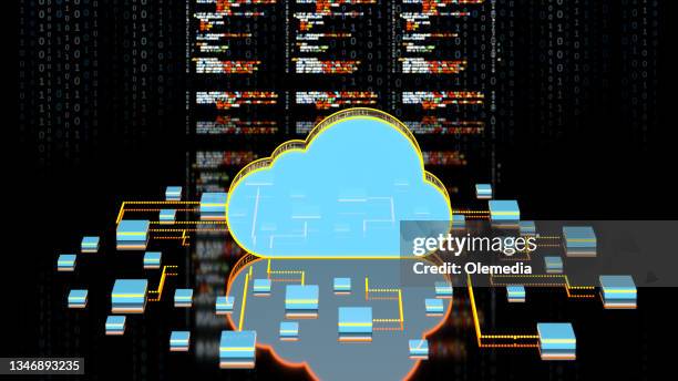 abstract cloud computing technology concept - cloud backup stock pictures, royalty-free photos & images