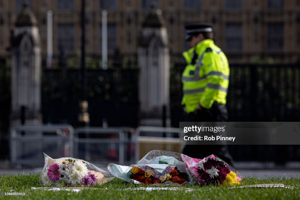 Tributes Are Paid To Murdered MP Sir David Amess