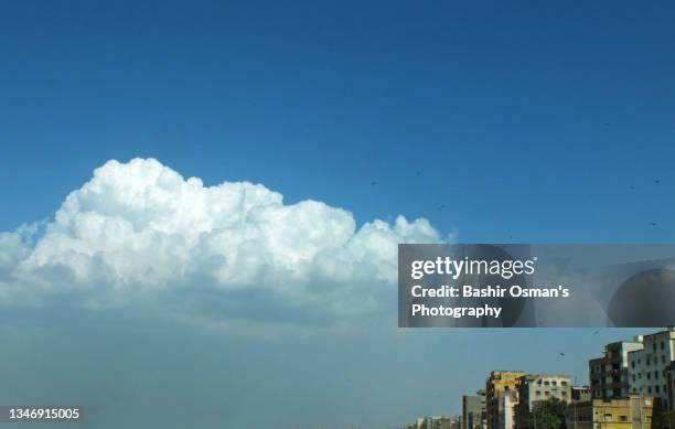 cloudscape / moody sky over karachi - ozone hole stock pictures, royalty-free photos & images