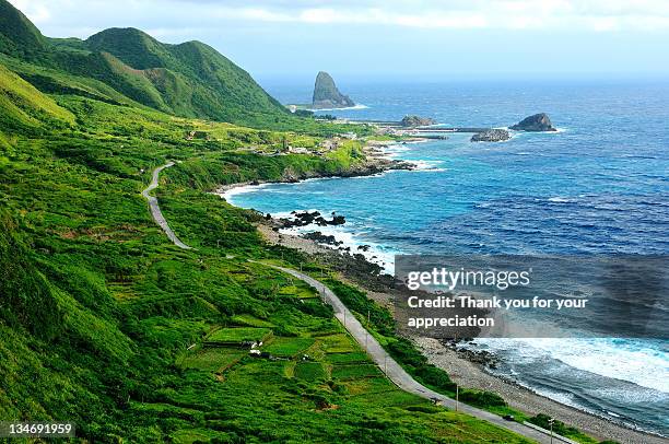 island coast - taiwan beach stock pictures, royalty-free photos & images