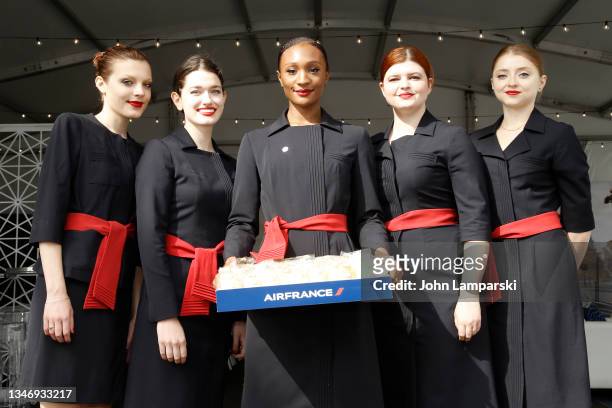 View of Air France at the Grand Tasting featuring culinary demonstrations presented by Liebherr Appliances during the Food Network & Cooking Channel...