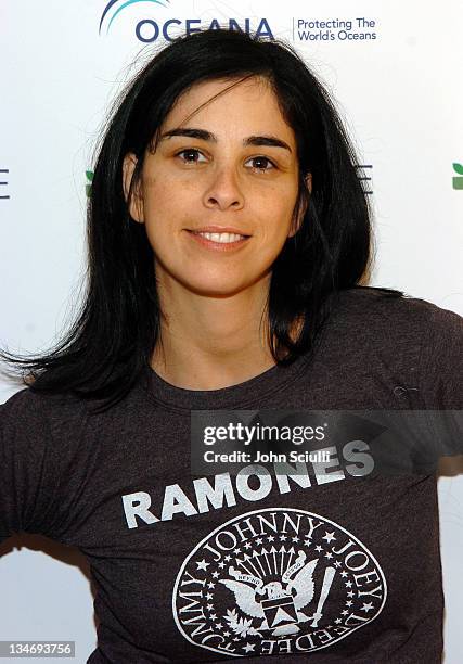 Sarah Silverman during Glamour Presents Biolage Golden Globe Style Lounge - Day 2 at L'Ermitage Hotel in Beverly Hills, California, United States.