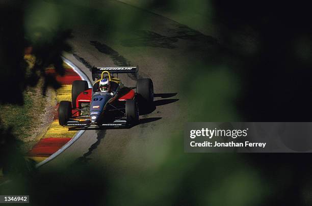 Jon Vannini drives one of the identical Reynard Dodge V-6s during the Barber Dodge Pro Series, Round 9 for the Official Entry Level Professional...