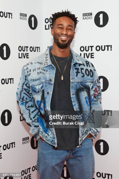 Teddy Soares of Love Island attends during BBC Radio 1 Out Out! Live 2021 at Wembley Arena on October 16, 2021 in London, England.