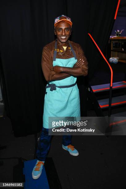 Marcus Samuelsson poses for a photo prior to his cooking demonstration during the Grand Tasting featuring culinary demonstrations presented by...
