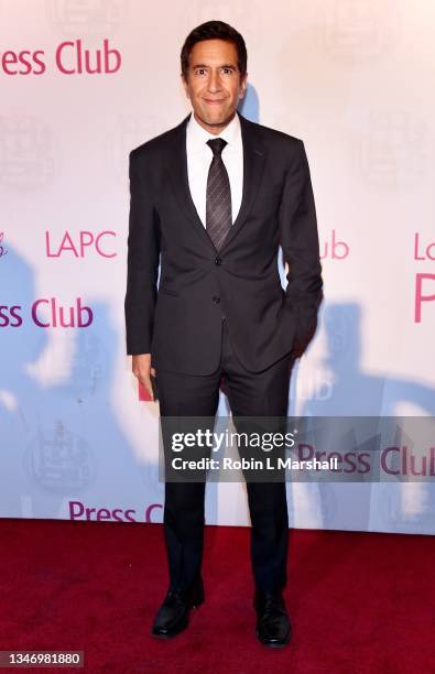 Dr. Sanjay Gupta attends the Los Angeles Press Club's 63rd Annual Journalism Awards Dinner at Millennium Biltmore Hotel Los Angeles on October 16,...