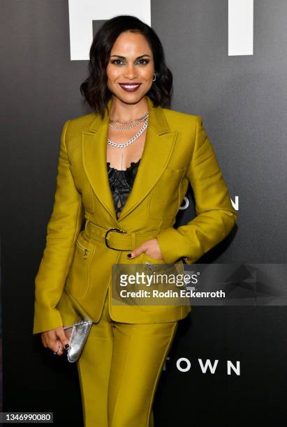 Monica Raymund attends STARZ season 2 special screening premiere of "Hightown" at Pacific Design Center on October 16, 2021 in West Hollywood,...