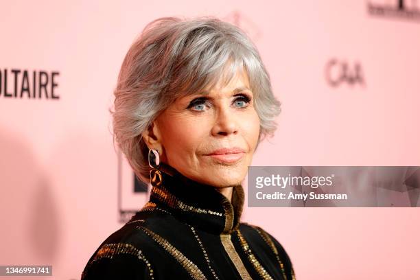 Jane Fonda attends L.A. Dance Project Annual Gala on October 16, 2021 in Los Angeles, California.