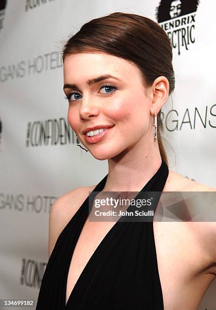Nicole Linkletter during Los Angeles Confidential Magazine's Pre-Oscar Party in Association with Hendrix Electric and The Morgan's Hotel Group - Red...
