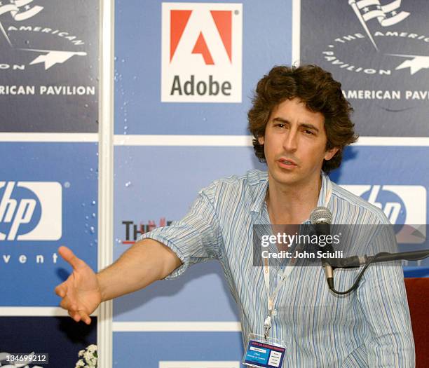 Alexander Payne during 2005 Cannes Film Festival - American Pavilion - Day 5 at American Pavilion in Cannes, France.