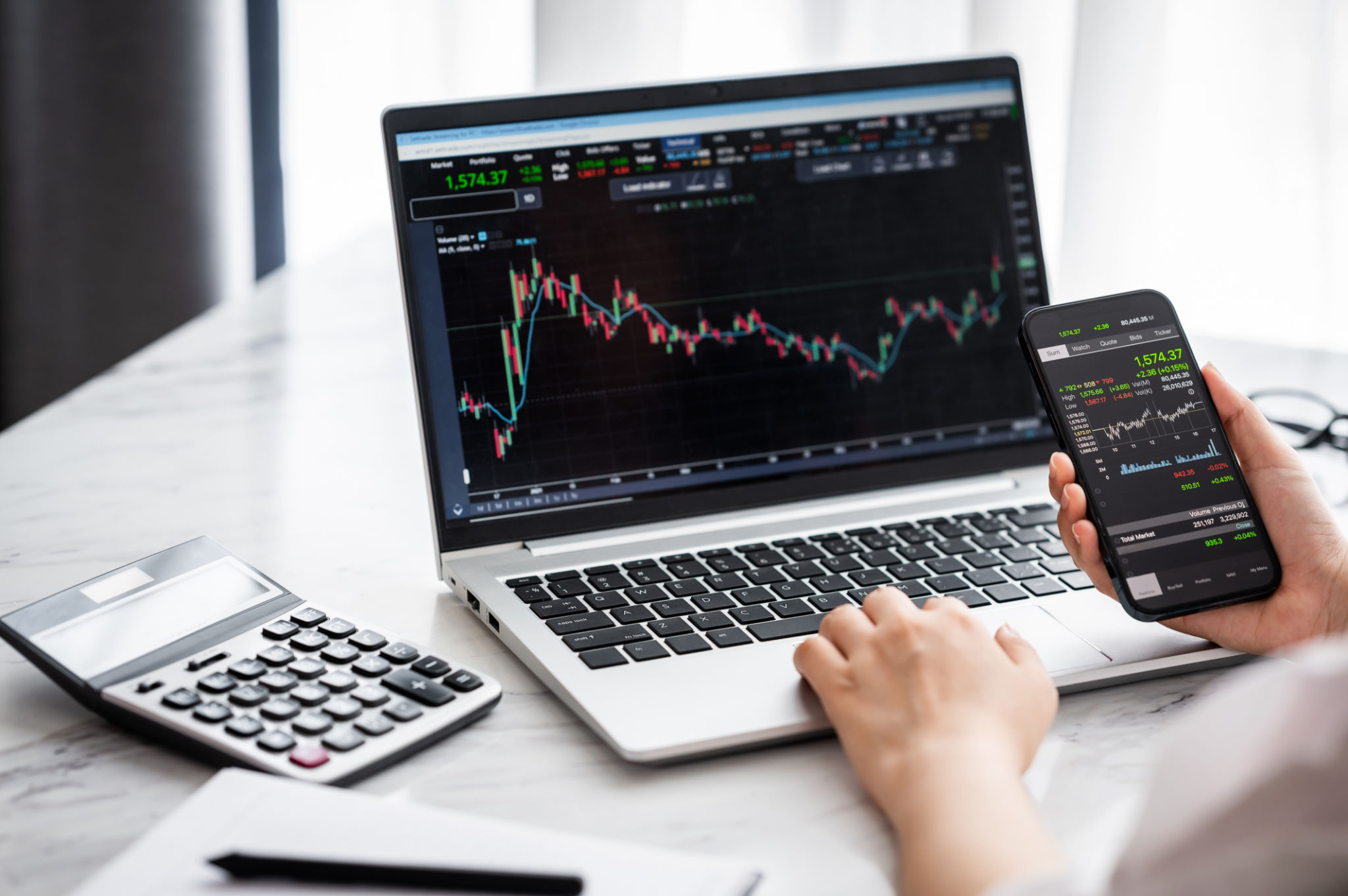 trading platform interface