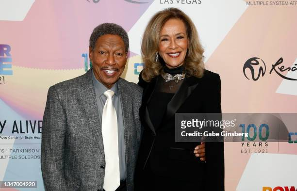 Singer Billy Davis Jr. And his wife, actress/singer Marilyn McCoo attend the 25th annual Keep Memory Alive "Power of Love Gala" benefit for the...