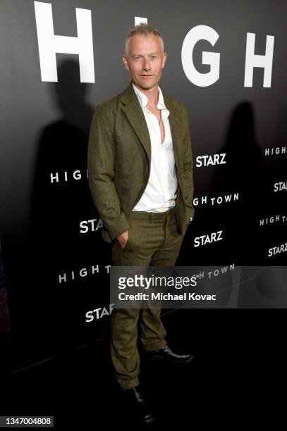James Badge Dale attends the 'Hightown' season 2 Los Angeles premiere event at Pacific Design Center on October 16, 2021 in West Hollywood,...