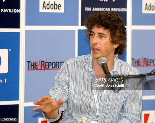 Alexander Payne during 2005 Cannes Film Festival - American Pavilion - Day 5 at American Pavilion in Cannes, France.