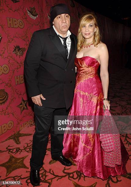 Steve Van Zandt and Maureen Van Zandt during 58th Annual Primetime Emmy Awards - HBO After Party - Red Carpet and Inside at Pacific Design Center in...