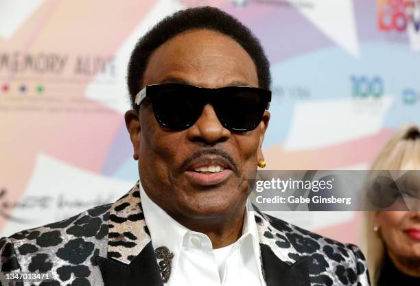 Singer/songwriter and producer Charlie Wilson is interviewed as his wife, songwriter Mahin Wilson, looks on during the 25th annual Keep Memory Alive...