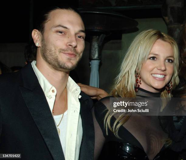 Kevin Federline and Britney Spears during Mariah Carey and Jermaine Dupri Host GRAMMY After Party Sponsored by LG at Private Home in Hollywood,...