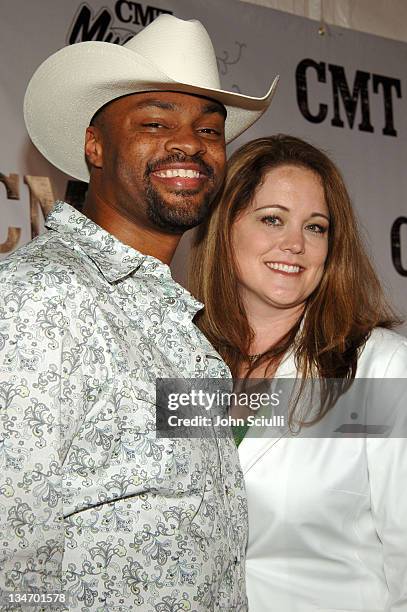 Cowboy Troy and guest during 2005 CMT Music Awards - Arrivals at Gaylord Entertainment Center in Nashville, Tennessee, United States.