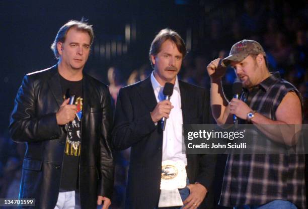 Bill Engvall, Jeff Foxworthy, host and Larry The Cable Guy