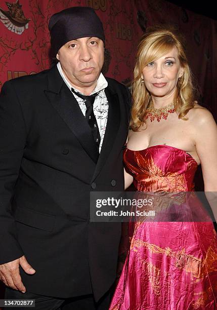 Steve Van Zandt and Maureen Van Zandt during 58th Annual Primetime Emmy Awards - HBO After Party - Red Carpet and Inside at Pacific Design Center in...