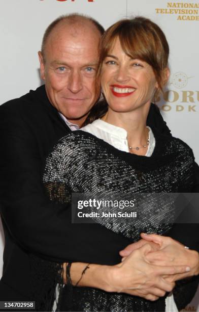 Corbin Bernsen and Amanda Pays during SOAPnet & National TV Academy Annual Daytime Emmy Awards Nominee Party at The Hollywood Roosevelt Hotel in Los...